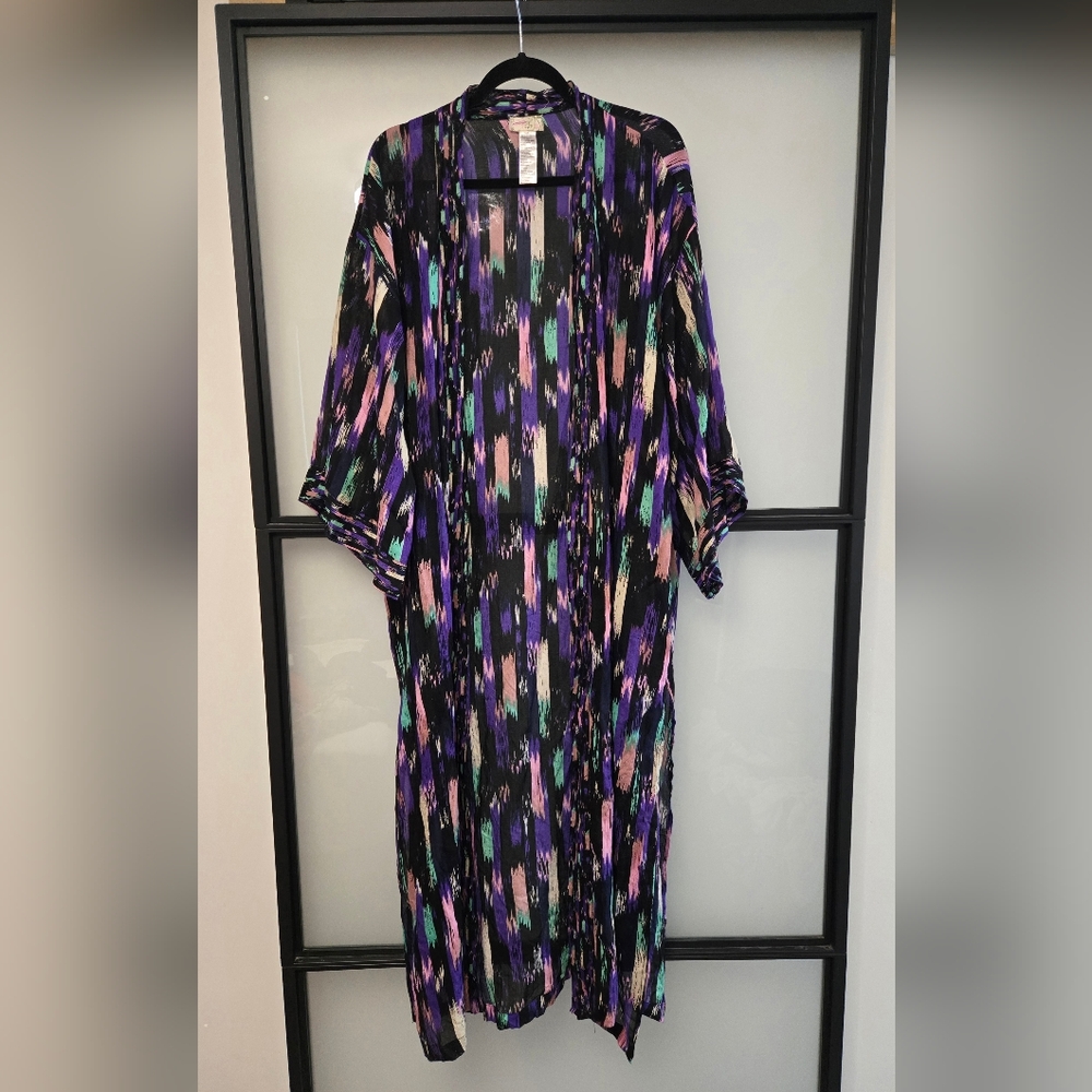 FREE PEOPLE LIGHTWEIGHT DUSTER CARDIGAN. OSFM
